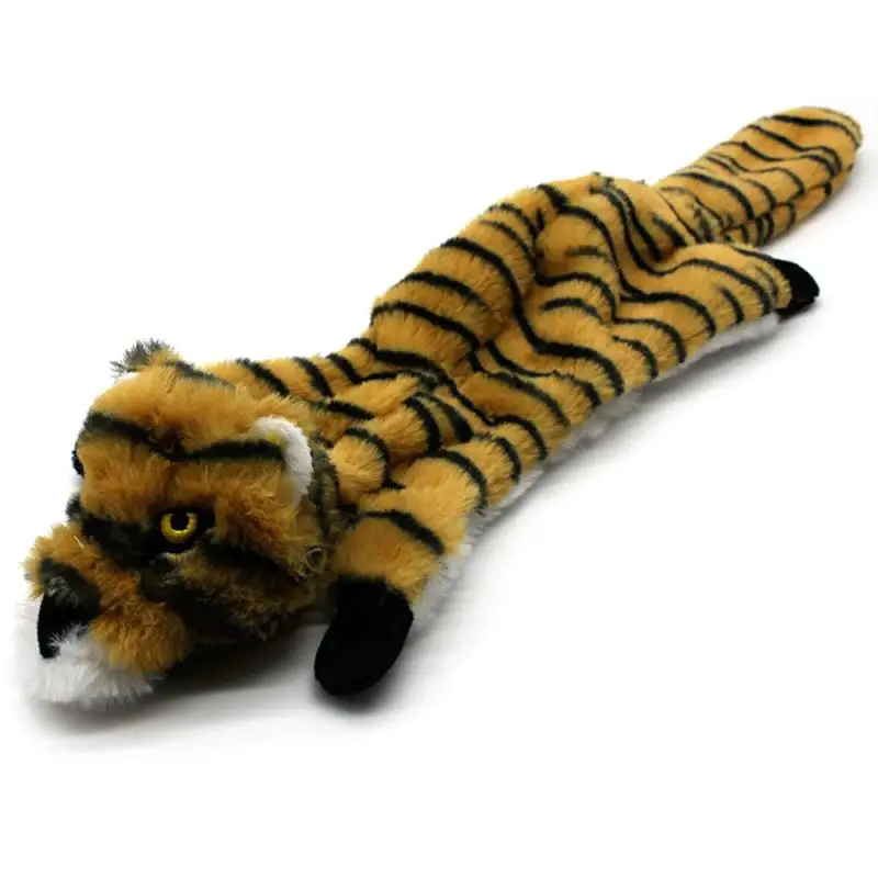 Big Tiger Игрушки в форме животных подарочный набор большой/маленький не плюшевый тигр Фокс хонкинг белка для жевательная игрушка для собак пищалка Собака Игрушка-волк - Цвет: Big Tiger