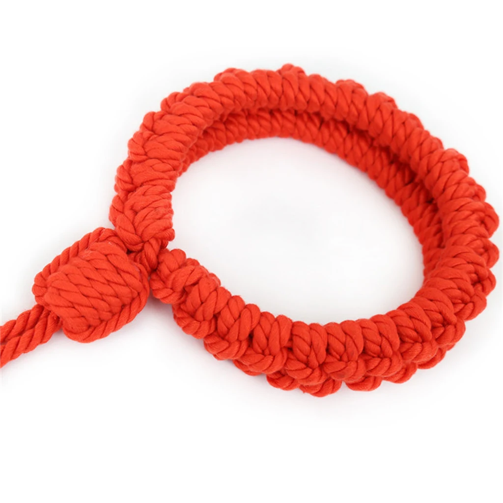 Adjustable Tied Up Neck Collar Nylon Rope Restraint Bandage Strap Erotic Handcuff SM Products for Couple | Красота и здоровье
