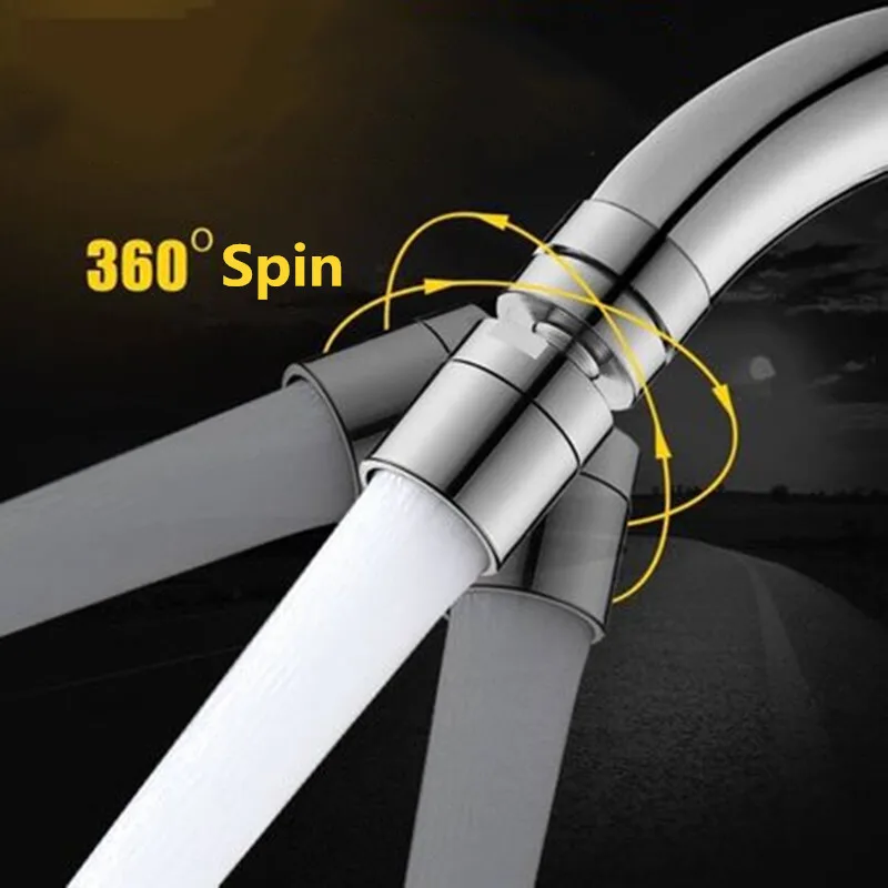 Насадка На кран с поворотом на 360 градусов водосберегающий латунный распылитель