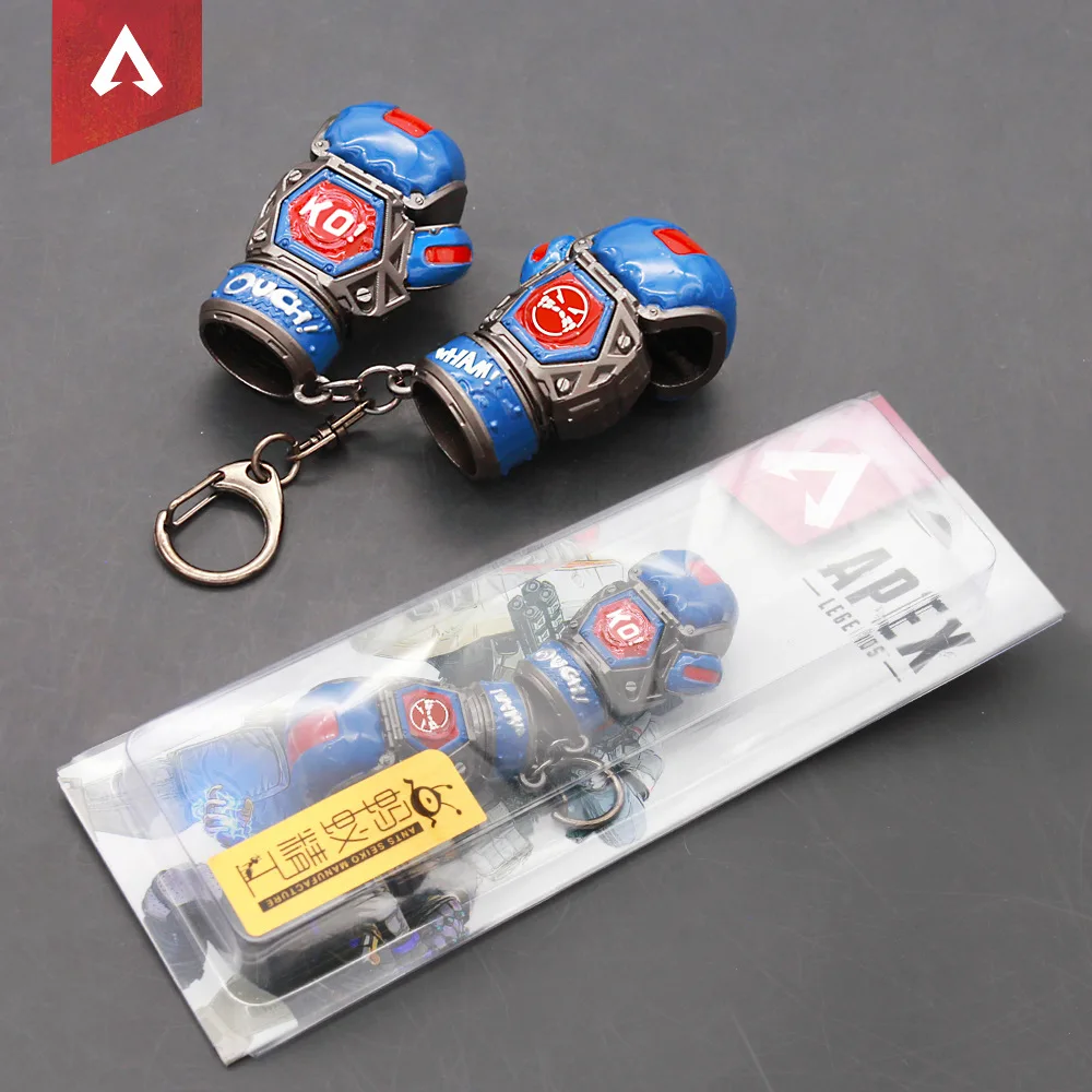 Боксерские перчатки Apex Legends 2 шт. модель оружия из сплава брелок для ролевых игр