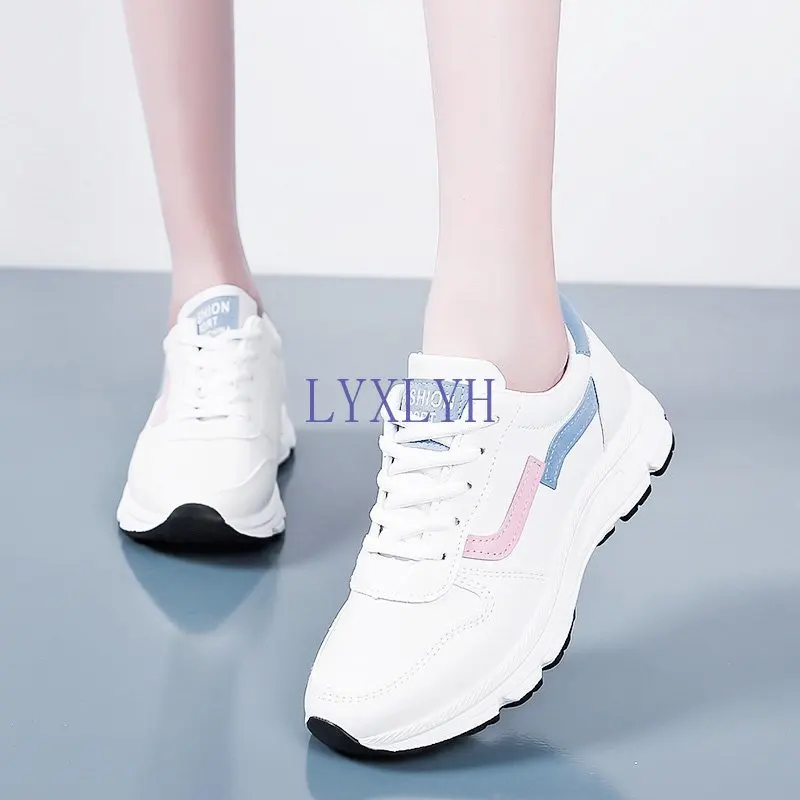 

Women Sneakers 2021 Fashion Casual Shoes Woman Comfortable Breathable White Flats Female Platform Sneakers Chaussure Femme