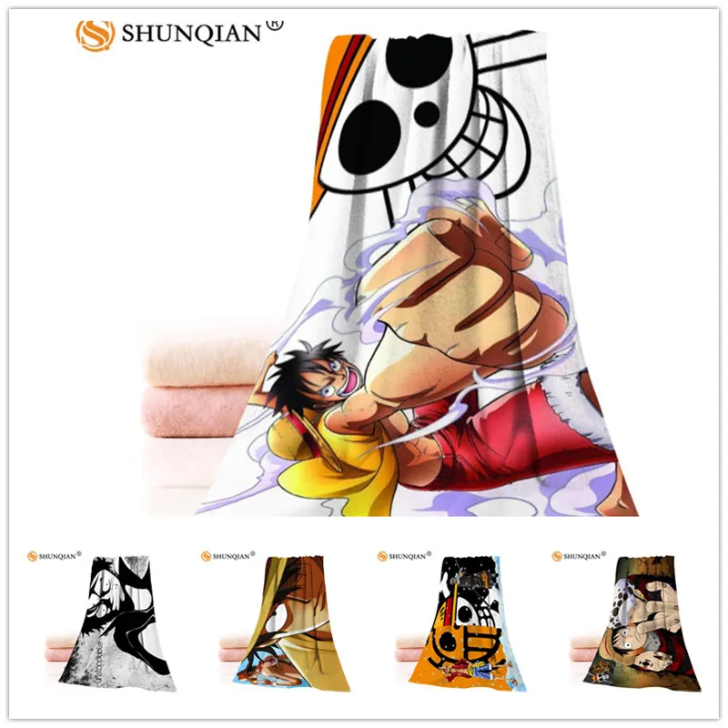 Японское аниме One Piece 35x75 см полотенце для лица s Facecloth из микрофибры