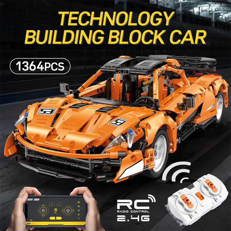 City App RC/non-RC супер гоночный спортивный автомобиль строительные блоки McLaren MOC