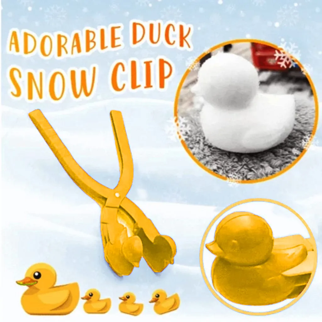 4PC Cartoon Lovely Duck Shaped Snowball Maker Clip Children Outdoor Winter Snow Sand Mold Tool Kids | Игрушки и хобби