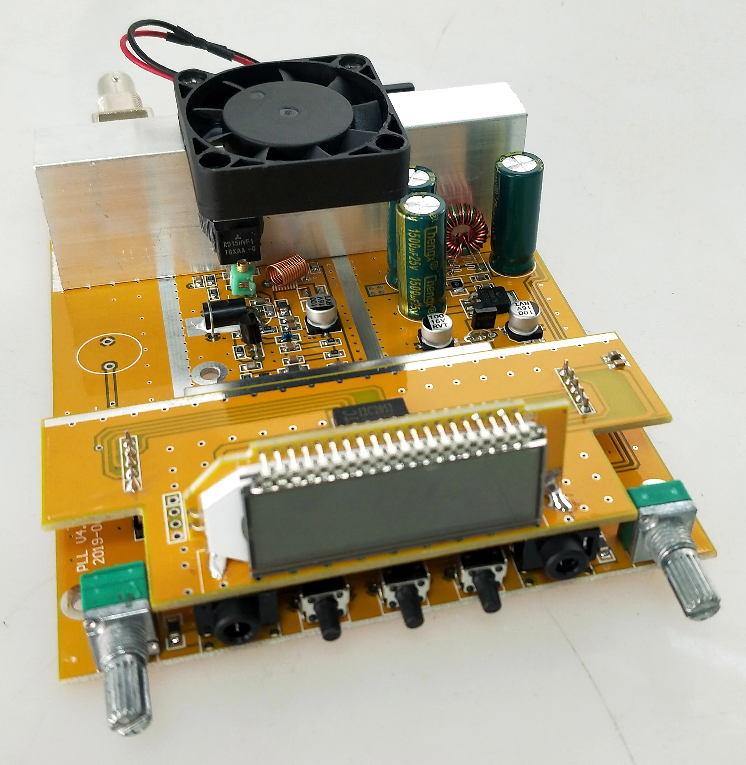1 5 Вт/15 Вт регулируемый PLL стерео Fm передатчик вещания только PCB + вентилятор |