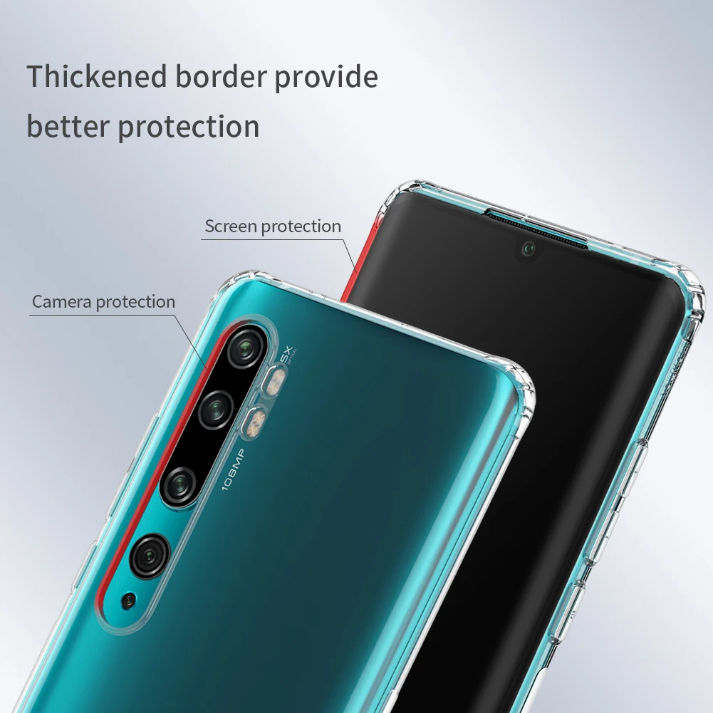 ТПУ чехол для Xiaomi mi Note 10 Note10 Pro NILLKIN натуральный прозрачный мягкий задний Чехол для Xiao mi CC9 Pro Чехол Силиконовый