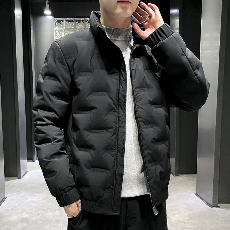 Plus Size M-8XL 2022 Autumn Winter Solid Color Men's White Duck Down Jackets Loose Tops Warm Duck Coats Outwear Windproof Parkas