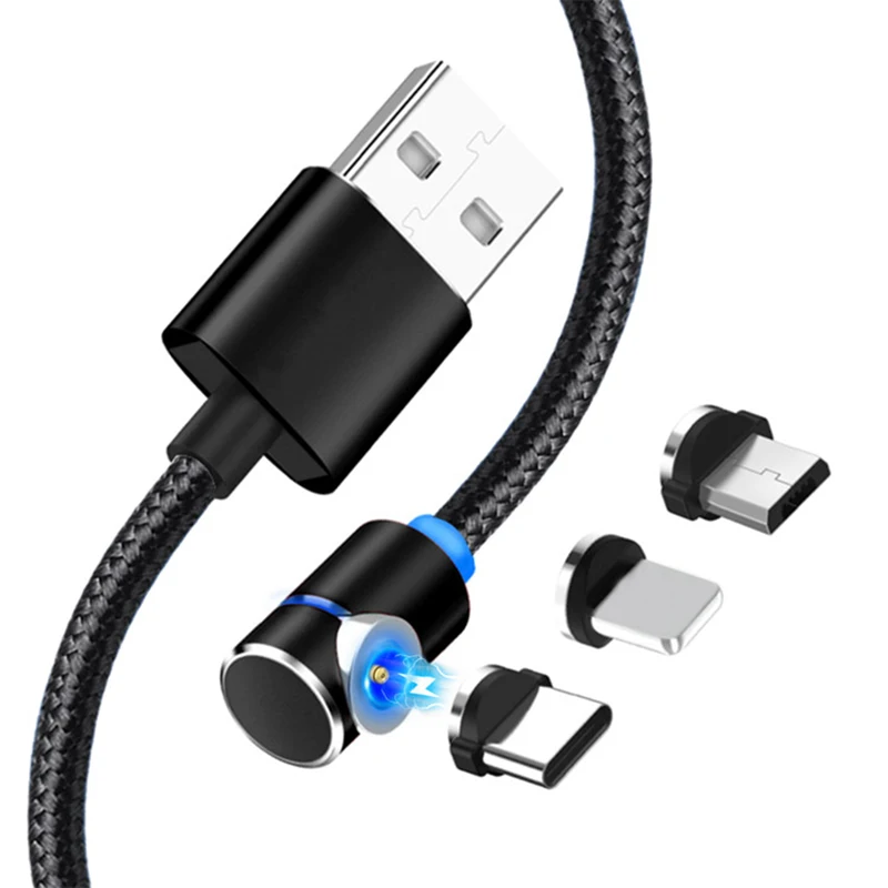 Зарядный Многофункциональный usb-кабель 3 в 1 универсальный кабель type-c три в одном 1 м магнитное притяжение usb удлинитель