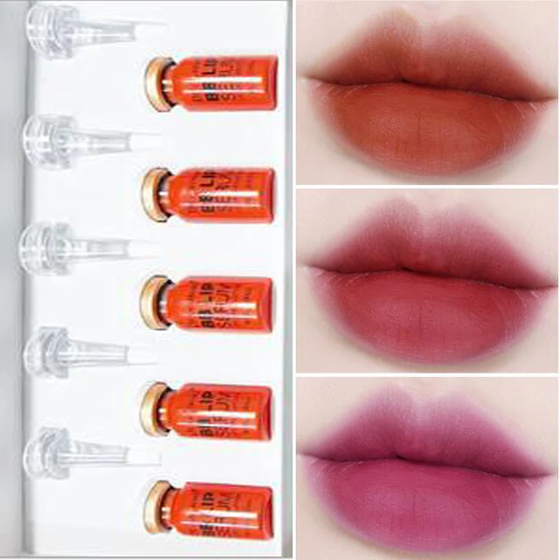 

8ml BB Lips Glow Serum Ampoule Starter Kit Lip Gloss Korean BB Cream Pigment for Lip Coloring Moisturizing Microneedle Treatment