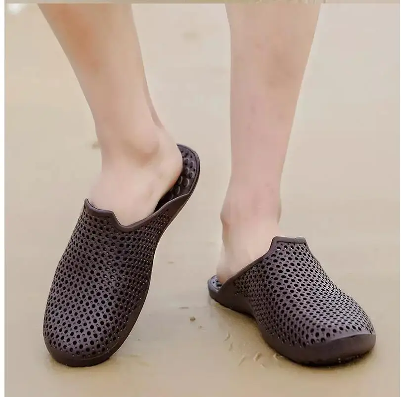 

Mens Flip Flops Summer Slippers Unisex Beach Sandals Hollow Out Casual Breathable slippers Flats Shoes Outdoor Flat Shoes yui7