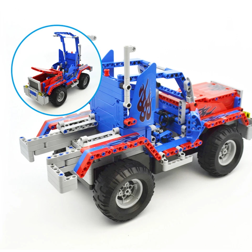 Transformbleprime техника для автомобиля город 2 в 1 фигурки строительные блоки кирпичи Rc