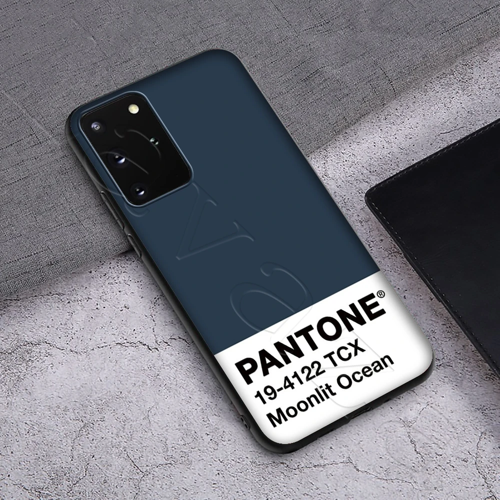 Мягкий ТПУ чехол Caliente Pantone для Samsung Note 10 S6 S7 S8 S9 S10 S10e S20 ultra A71 A51 A81 A91 M10 M20 M30 Lite Edge Plus |