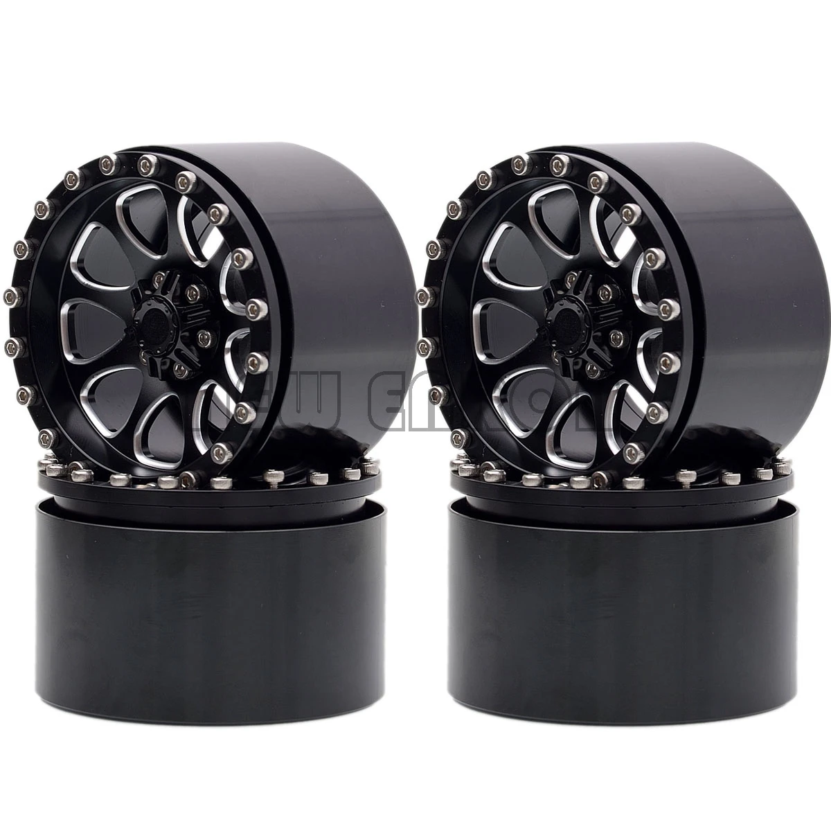 Новые ENRON 4 шт алюминиевые 2 &quotколесные диски для RC 1/10 гусеничного YETI SCX10 RR10 Рейфы