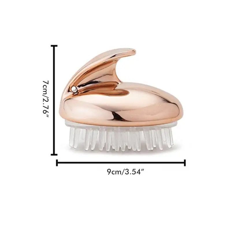 

Handheld Hair Comb Silicone Head Body Scalp Shampoo Massage Brush Shower Hair Massager Clean Hair Brush Bath Spa Hair Accessorie