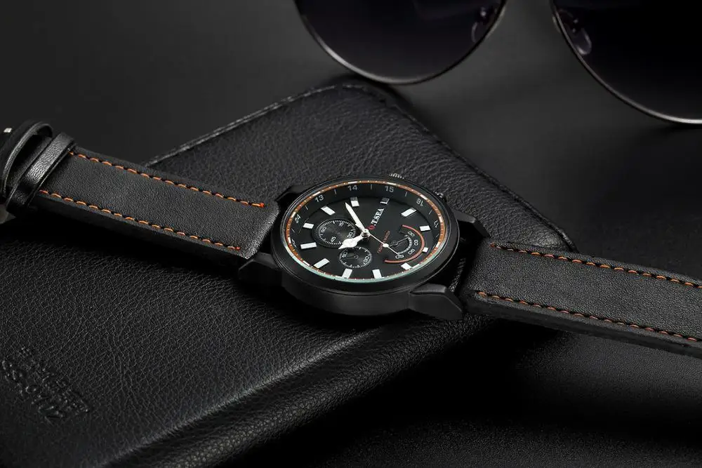 O. T. Sea Брендовые мужские деловые часы кварцевые высокое качество спортивные