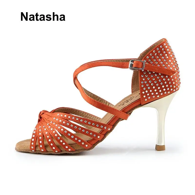 Обувь для латиноамериканских танцев Natasha танцевальная обувь по национальному