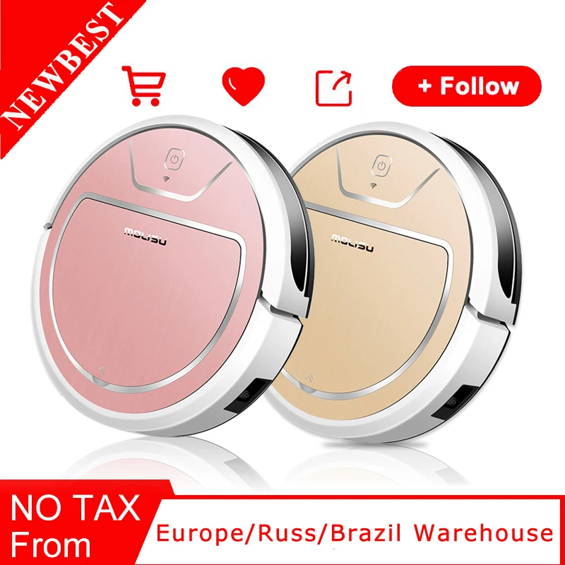 Робот пылесос wifi Интеллектуальная навигация всасывание развертки Домашний