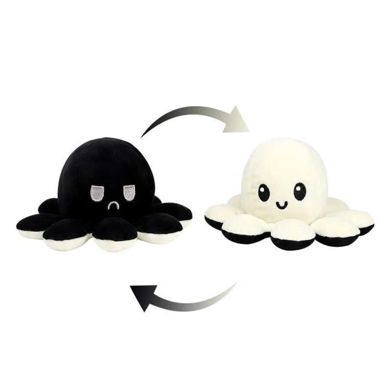 

Cotton Happy Strange Octopus Genuine Flip Child Octopus Ornaments Luminous Simulation Toys Man New Bedroom Octopu