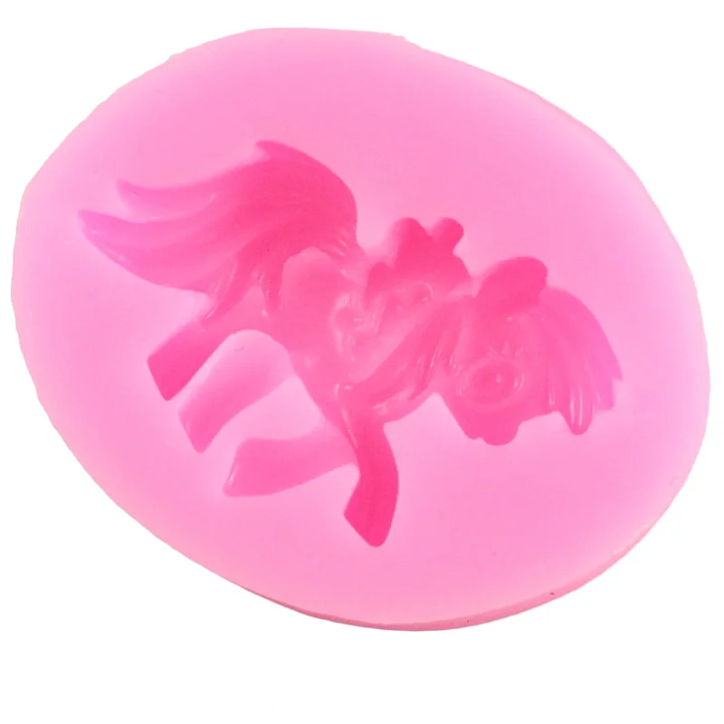 Силиконовая форма для торта 3D единорог полимерная глина смола формы помадки