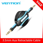 Выдвижной Aux-кабель Vention 3,5 мм, аудиокабель с разъемом 3,5, штекер Aux для автомобильной стереосистемы, для iPhone 8, Samsung S8, наушников, динамиков, AUX