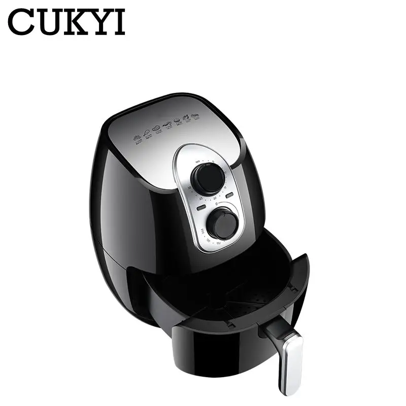 CUKYI 220 В 1300 Вт домашняя электрическая фритюрница 4 л большая емкость без масла
