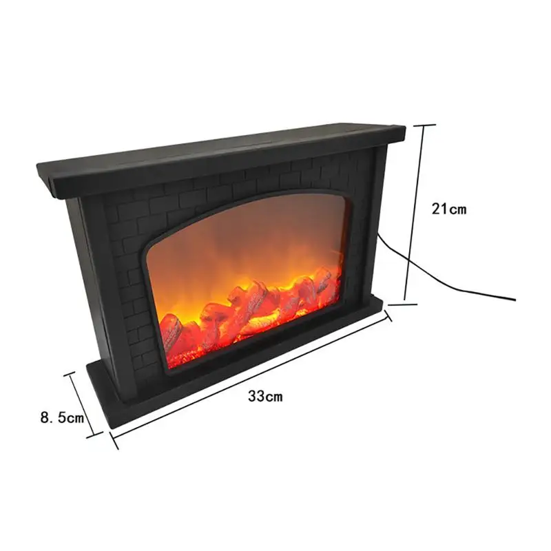 LED Flame Lantern Lamps Simulated Fireplace Effect Light USB Or Battery Powered Lamp Night Room Decor | Лампы и освещение