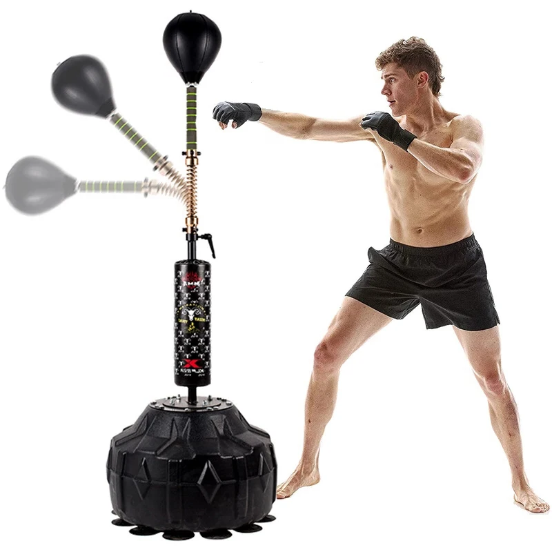 

Rotating Boxing Speed Ball Vertical Household Reaction Target Adult Punching Bag Muay Thai Training Equipment