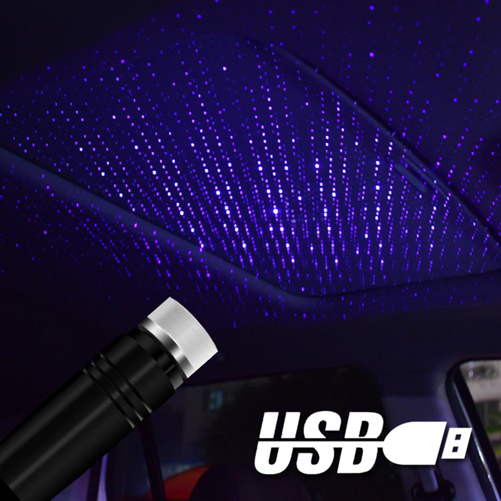 Автомобильная крыша Звезда Ночной Светильник светодиодный проектор