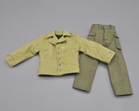 16th dml world war ii army dahong first division mechanic clothes shirt pants for mostly 12inch doll action collectable