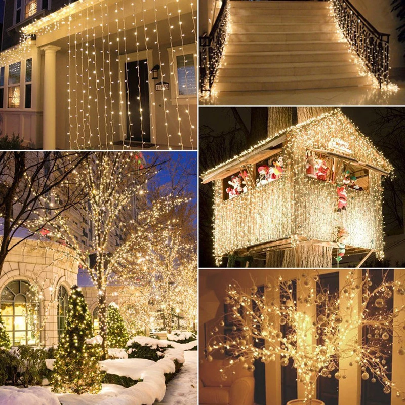 

Battery Powered LED Light String Fairy Lights for Outroom Bedroom Christmas Party Wedding Decoration Warm White Multicolor White