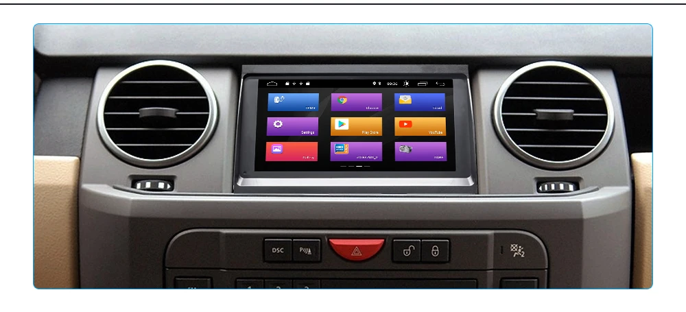 Android 9,0 автомобильный мультимедийный плеер NAVI для Land Rover Discovery 3 LR3 L319 2004~ 2009 Радио Стерео gps навигация Wifi OBD 4 ядра