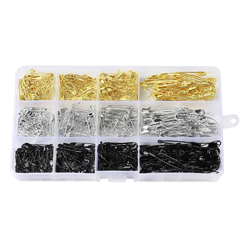 

540PCS DIY Sewing Candy Color Safety Pins Brooch Large Steel Safety Pin Brooch DIY Sewing Tools Accessory Apparel Accessories