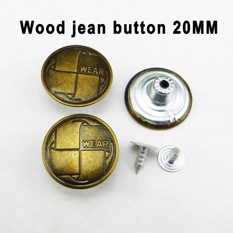 30 шт. металлические пуговицы для джинсов 20 мм|Пуговицы| |