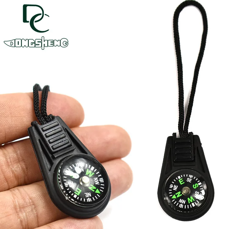 G20 Outdoor Logo Bearing Compass Multifunctional Portable Backpack Zipper Tail String Clip Pendant |