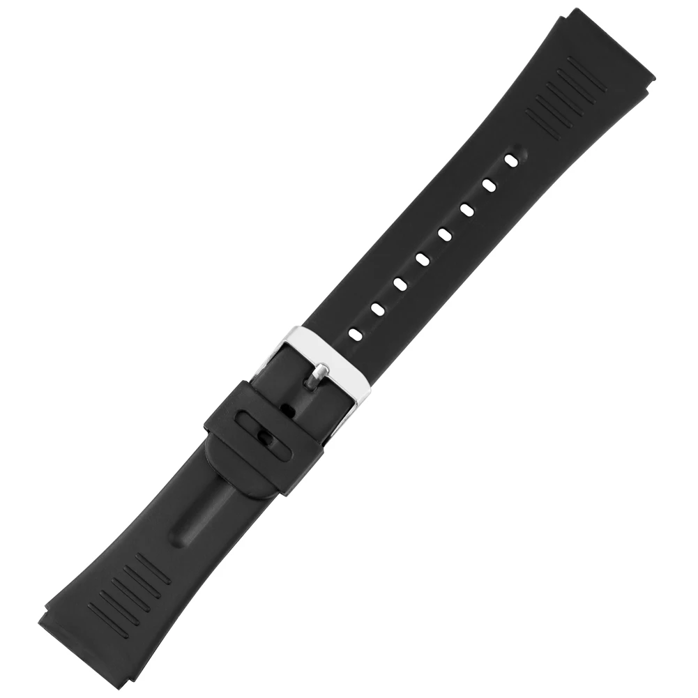 

10pcs/Lot Black Rubber Sport Watch Band Universal Waterproof Wrist Strap Belt Bracelet 22mm for Men Women Watch Accessories 2020