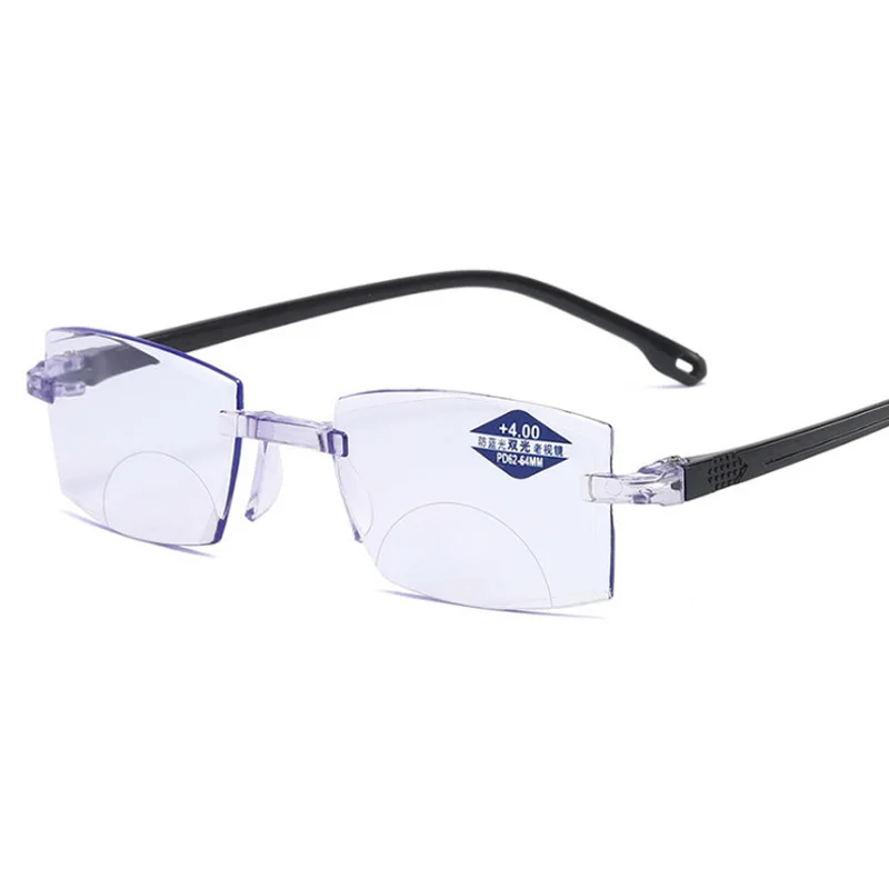 

Ultralight Rimless Reading Glasses Anti Blue Light Radiation Computer Presbyopia Readers spectacleso Reader Glasses