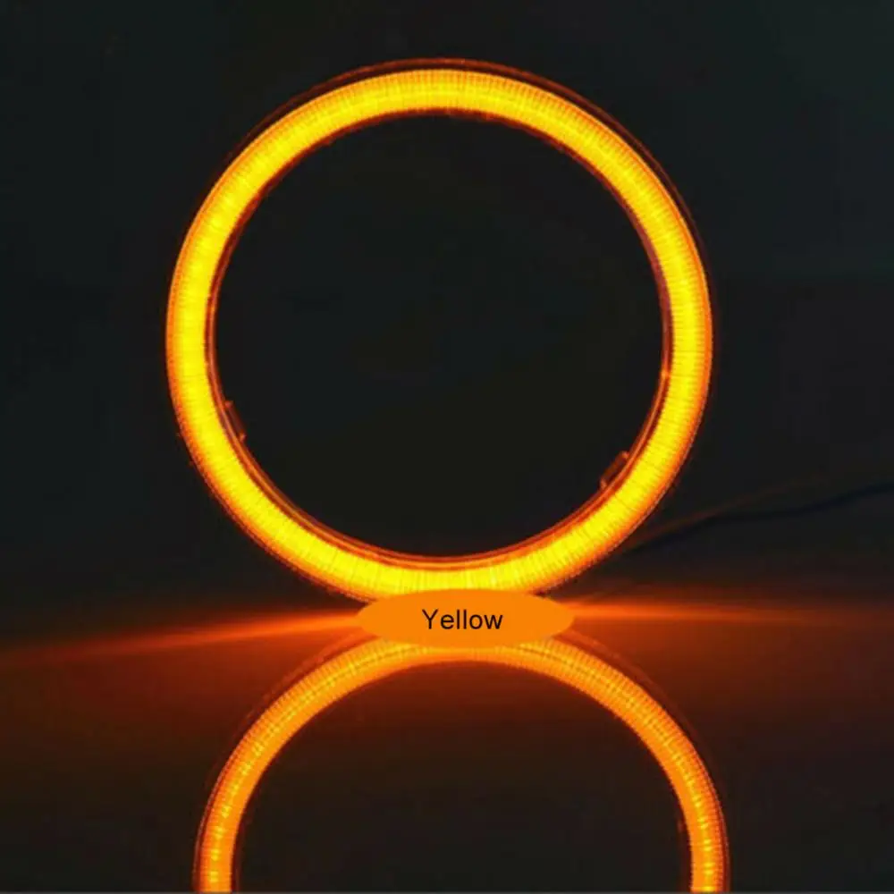 Автомобильный Универсальный COB светодиодный кольцевой светильник Angel-Eye 60-120 мм