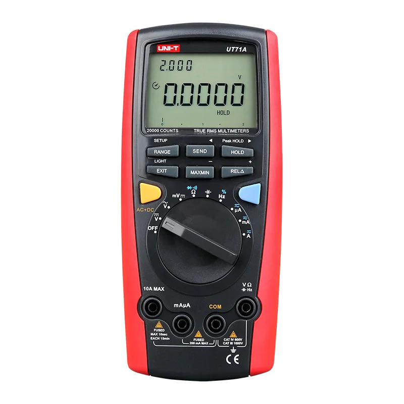 UNI-T UT71A/UT71B/UT71C/UT71D/UT71E Средний размер Интеллектуальные цифровые мультиметры; цифровой мультиметр, USB/Bluetooth связь - Цвет: 71A