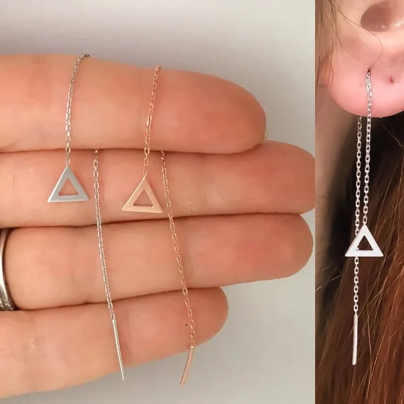 

Женские серьги из серебра 100% пробы, с фианитом