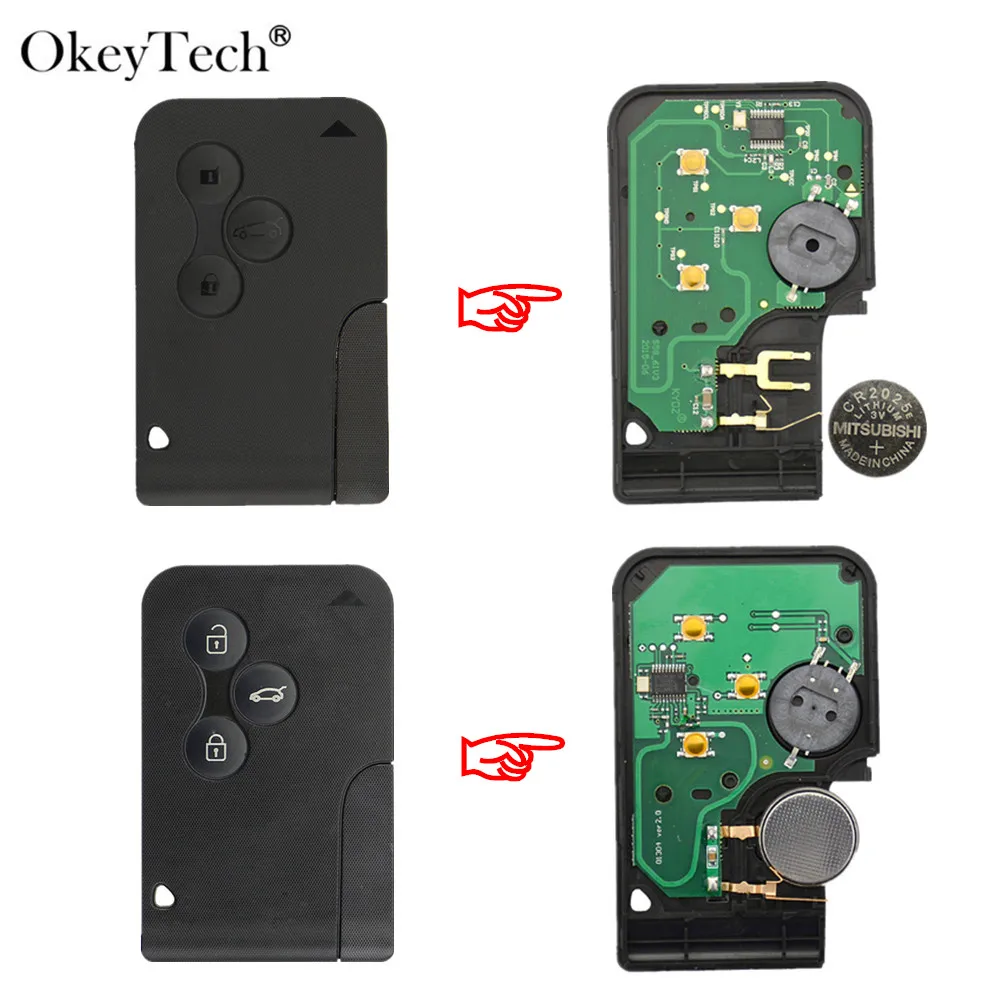Высококачественная смарт-карта OkeyTech для Renault Megane Scenic Grand 2003 2004 2005 2006 2007 2008