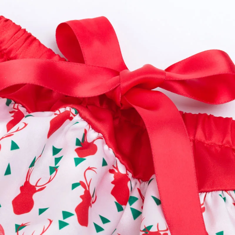 Комплект одежды для маленьких девочек Одежда новорожденных с надписью my first Christmas