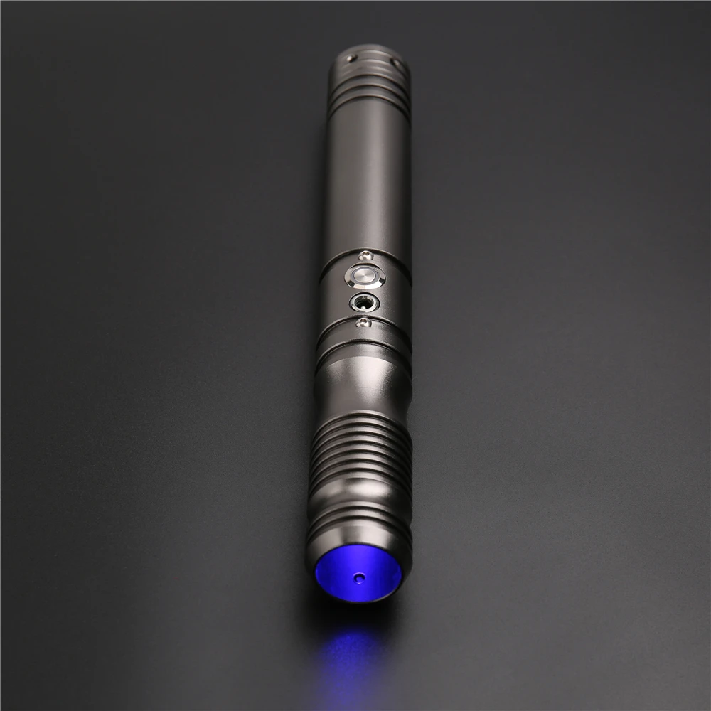 

Cieltan Dropshipping Dueling FOC Metal Handle RGB Lightsaber Force FX 12 Colors 6 Sound Fonts Blaster Lock-Up Light Sword-TS013