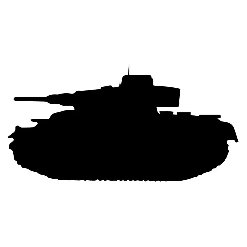 

LLY-1134 Armored Tank Military Modeling Car Sticker PVC Fashion Auto Decoration Waterproof Scratch Cover Scratches Cars Decals