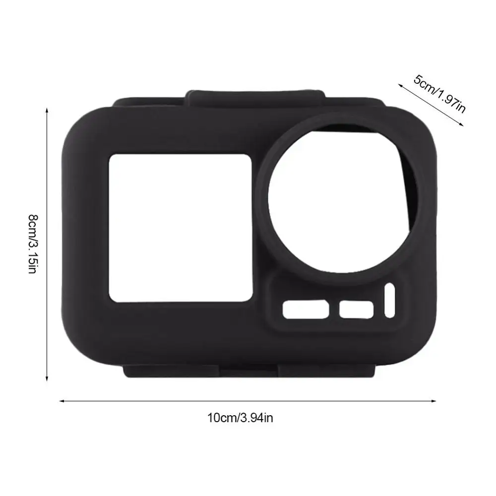 

Suitable for GoPro Hero sports camera frame protective cover waterproof silicone sleeve outdoor sports camera protective cover