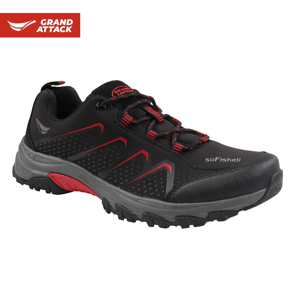 Grand Attack High Quality Mens Soft Shell Outdoors Walking Hiking Trekking Backpacking Lightweight Shoes Lace Up shoe | Обувь