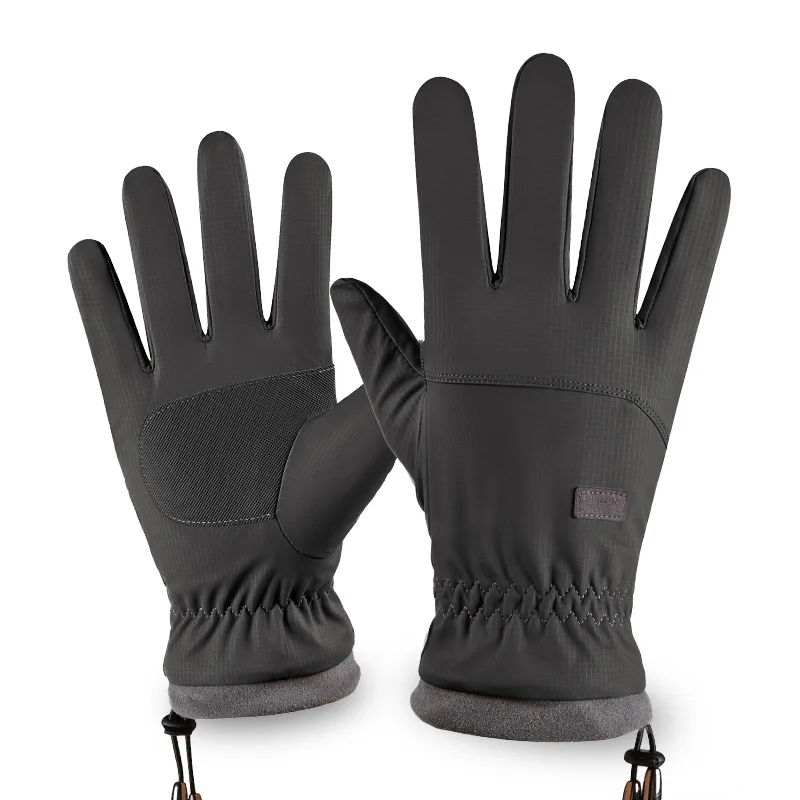 

Men Winter Skiing Gloves Windproof Touch Screen Warm Gloves With Anti-Slip Silicone For Climbing Skiing Cycling Gloves