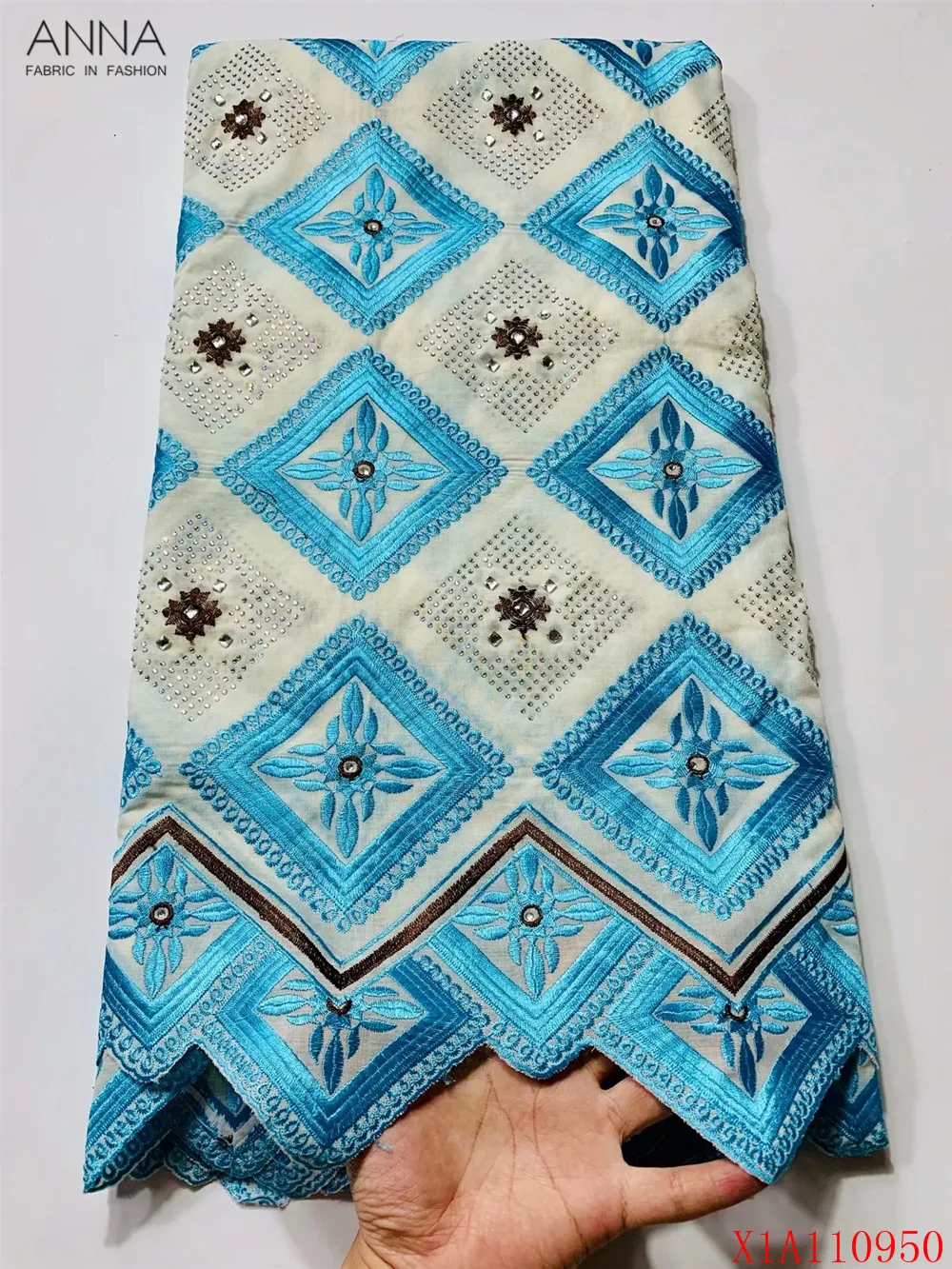 Анна Королевский синий швейцарский вуаль кружева в Швейцарии высокое качество