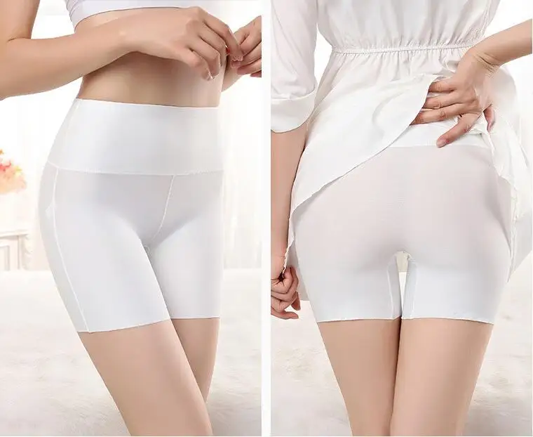 Safety Shorts Pants Women Casual Comfortable Solid Seamless Shorts Pants Underwear High Waist Panties Female Underwear