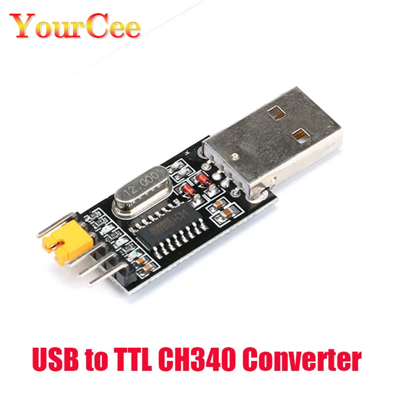 5 шт. CH340G CH340 USB к TTL преобразователю UART модуль 3 В переключатель STC микроконтроллер
