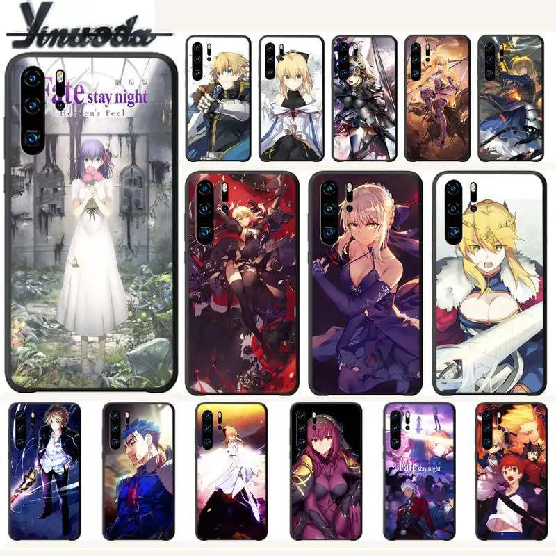 Роскошный чехол для телефона с аниме Fate Stay Night Baber чехлы Huawei P20 P30 P40 Lite Pro P Smart Z 2019 |